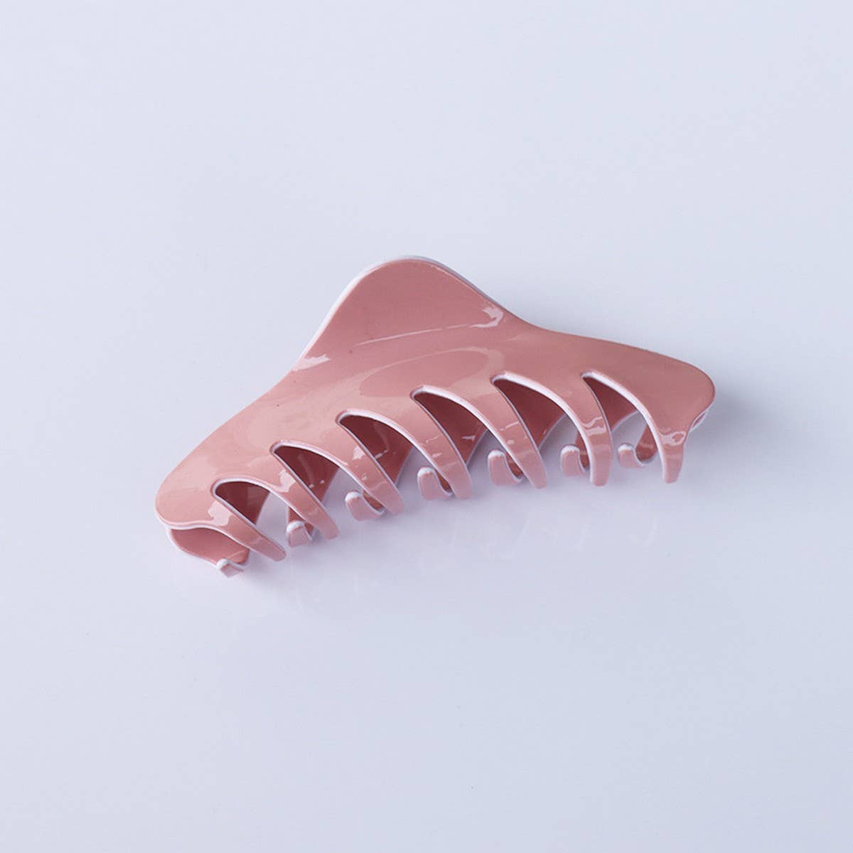 11 5CM SOLID EDGE HAIR CLAW LARGE BACK SHARK CLIP_CWAHA2613