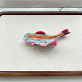 RAINBOW FISH HAIR CLAW OCEAN STYLE ACETATE CLIP_CWAHA5766