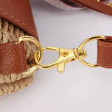 NEW RATTAN SMALL FRESH SOLID COLOR HAND WOVEN BAG_CWAB4697