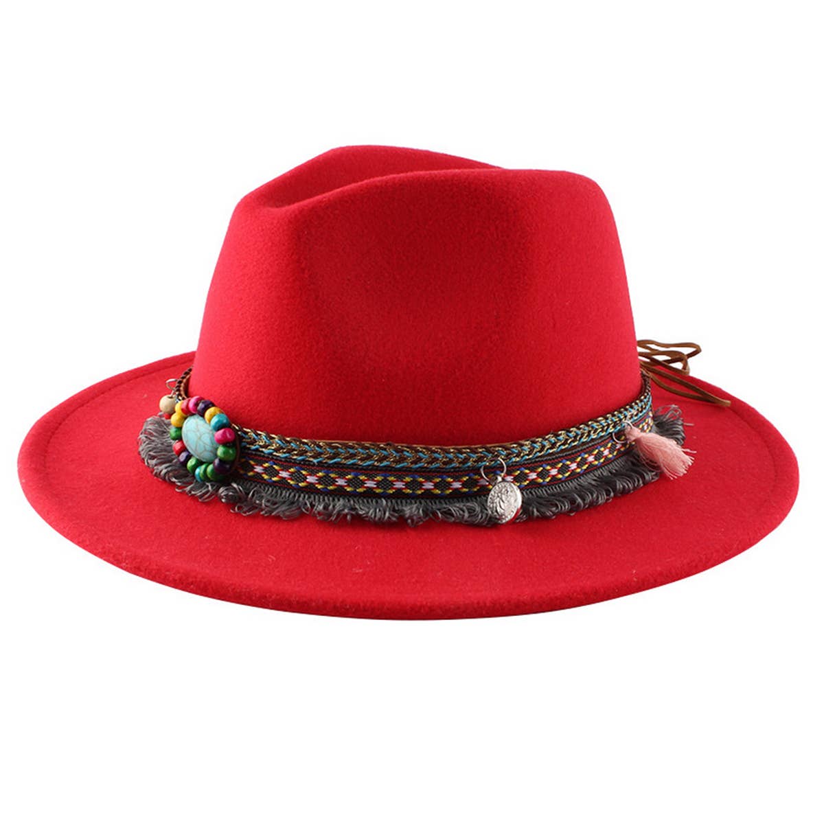 Women Retro Warm Felt Hat Jazz Hat_Cwah0753