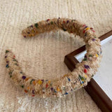 AUTUMN AND WINTER CUTE COLORFUL PLUSH HEADBAND_CWAHA2864