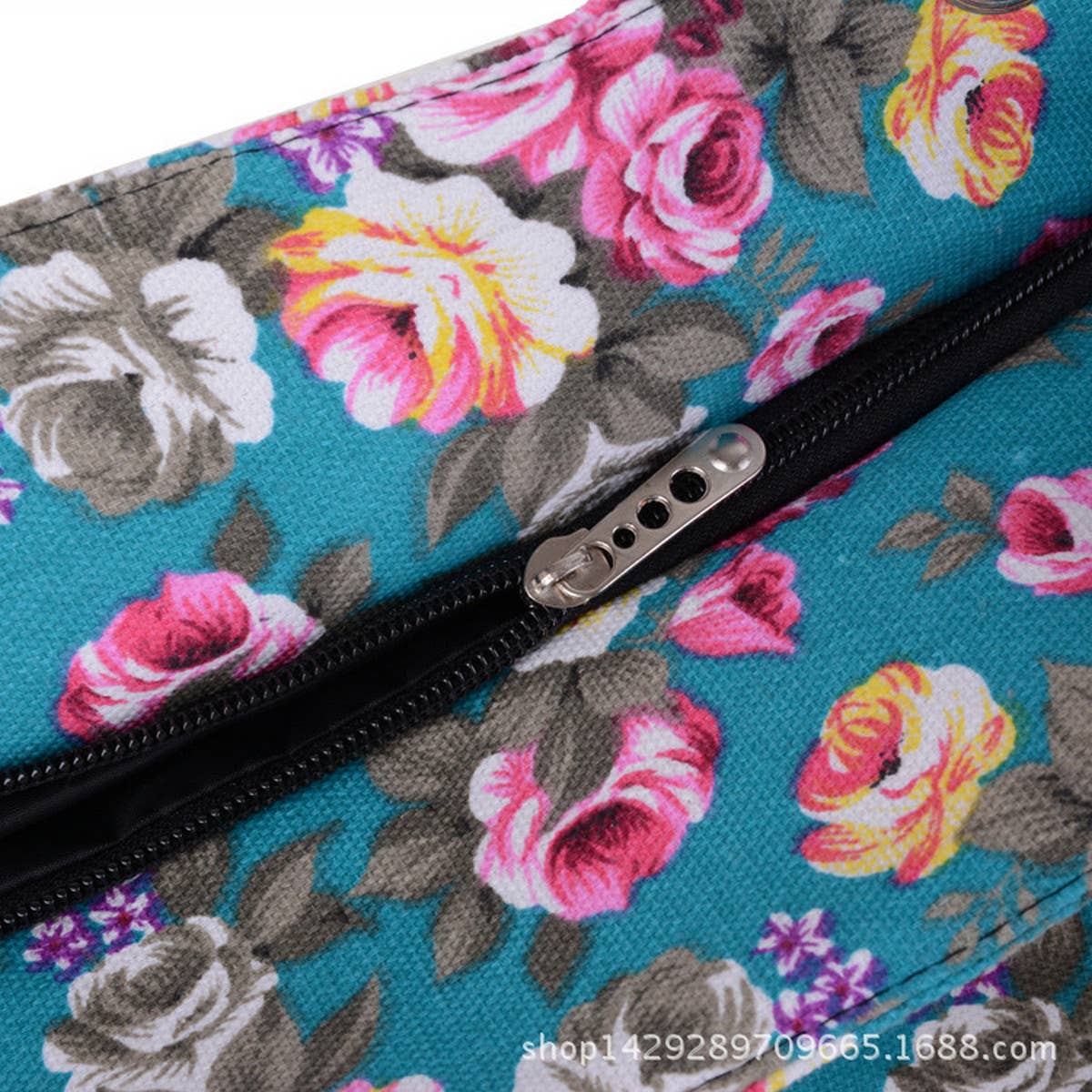 FASHIONABLE FLOWER PRINT BEACH BAG SHOULDER BAG_CUAB0238