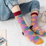 CASUAL PERSONALIZED JACQUARD SOCKS_CWMS0353
