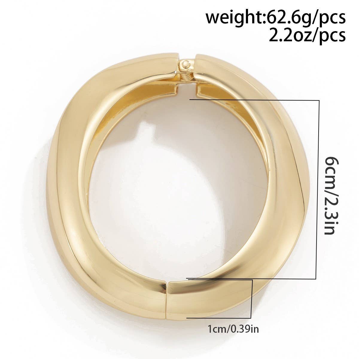 NEW DESIGN FASHION TREND METAL SMOOTH BRACELET_CWMM3081