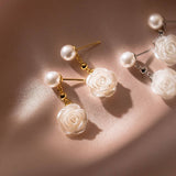 S925 Silver Needle Freshwater Pearl Stud Earrings