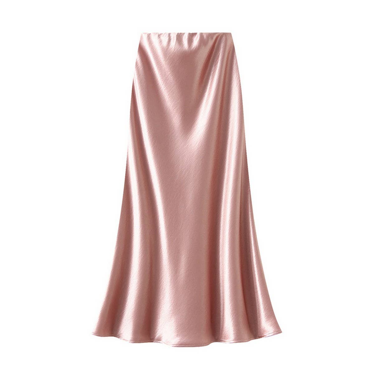 SATIN FISHTAIL MIDI SKIRT WITH SLIMMING FIT_CWBMS0334