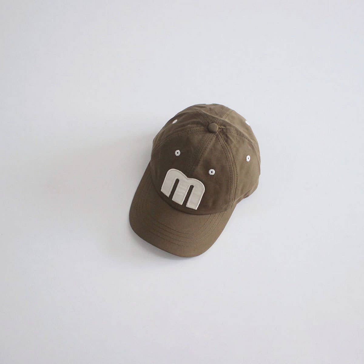KIDS BIG M LETTER BASEBALL CAP TRENDY SUN HAT CWAH2899