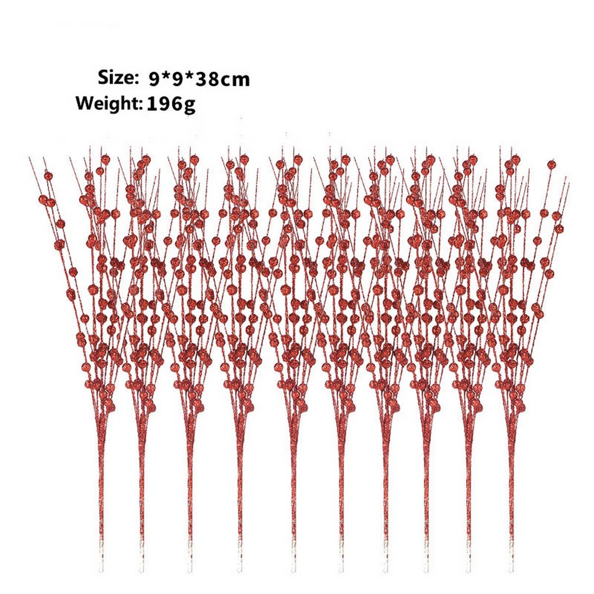 10-Pack 43Cm Christmas Tree Branch Picks_Cwmm9978