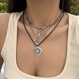 NEW FASHION PERSONALITY ETHNIC STYLE NECKLACE_CWMM3151