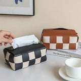 CHESSBOARD TISSUE BOX HOUSEHOLD TISSUE BOX_CWMM2241