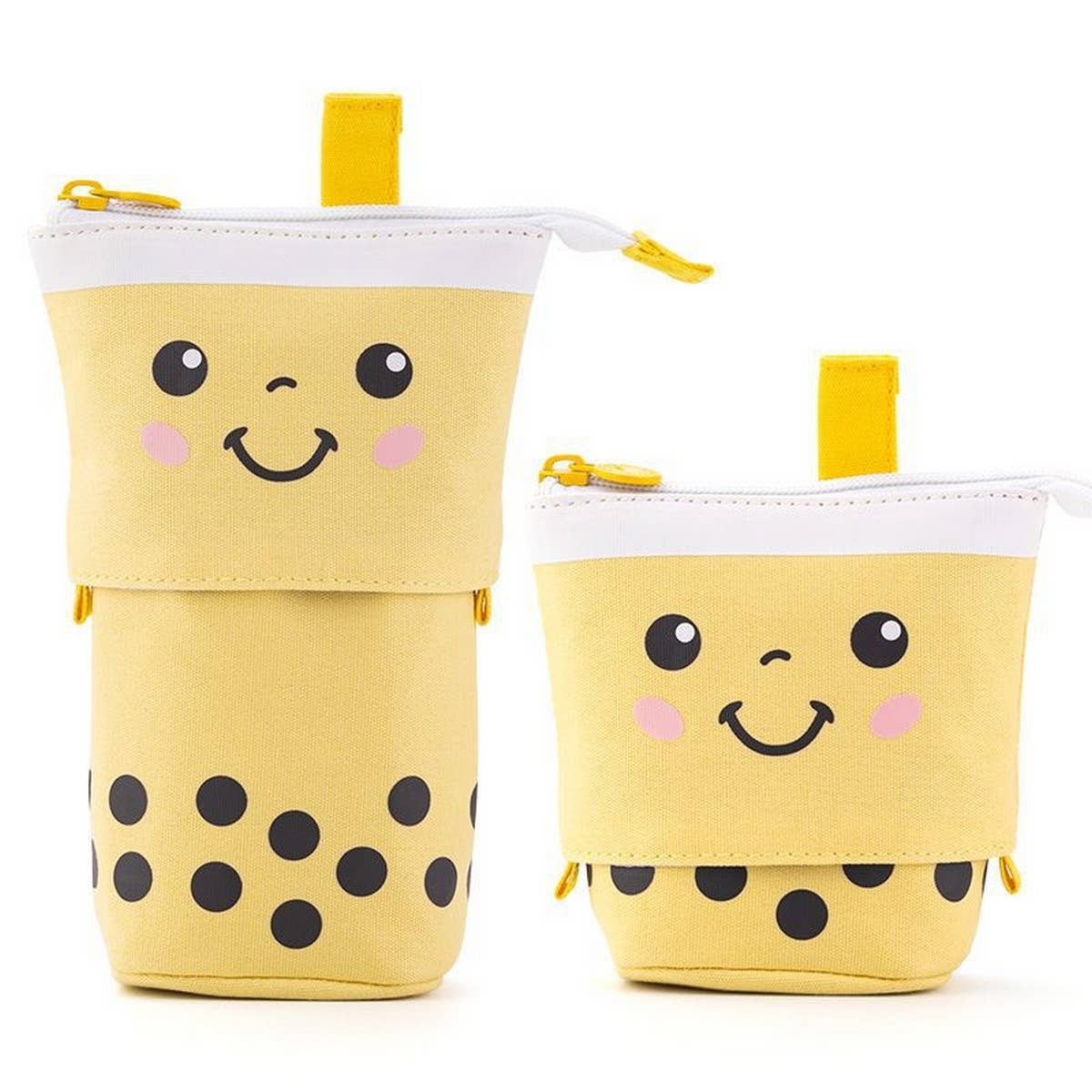 CUTE MILK TEA RETRACTABLE PULL DOWN PENCIL BAG_CWMM1967