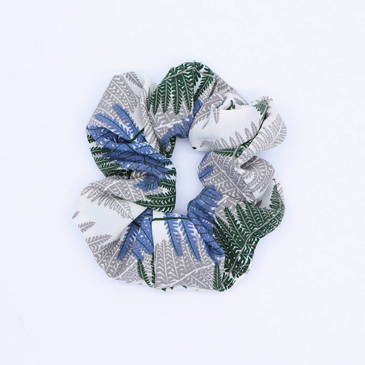 NEW LEAF PRINT HAIR TIES_CWAHA1019