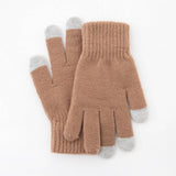 KNITTED TOUCHSCREEN GLOVES FOR WARM WINTER_CWAG0150