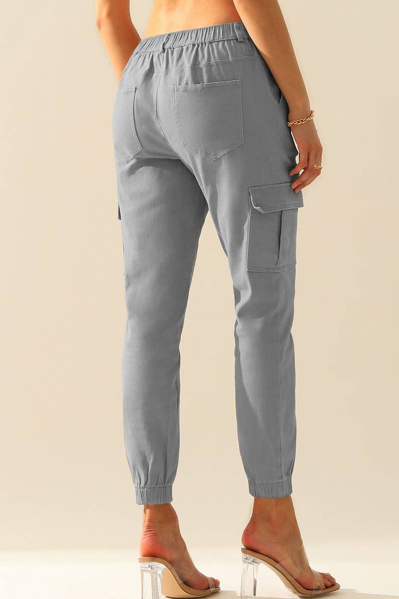 Women Narrow Legs Long Pants_Cwblp395
