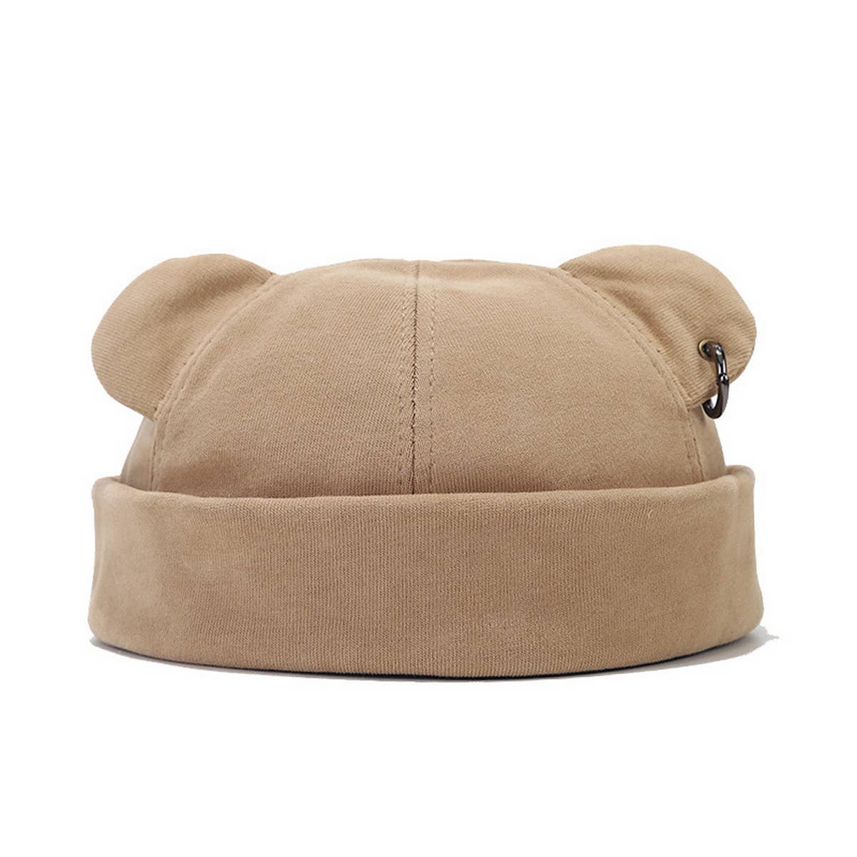 Cwah3170_Fashionable Iron Ring Hip-Hop Beanie Hat