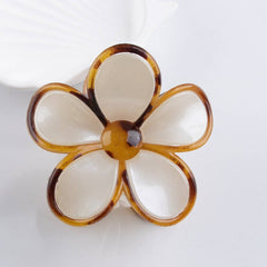Vintage Floral Claw Clip For Ponytail & Half Bun_Cwaha07285