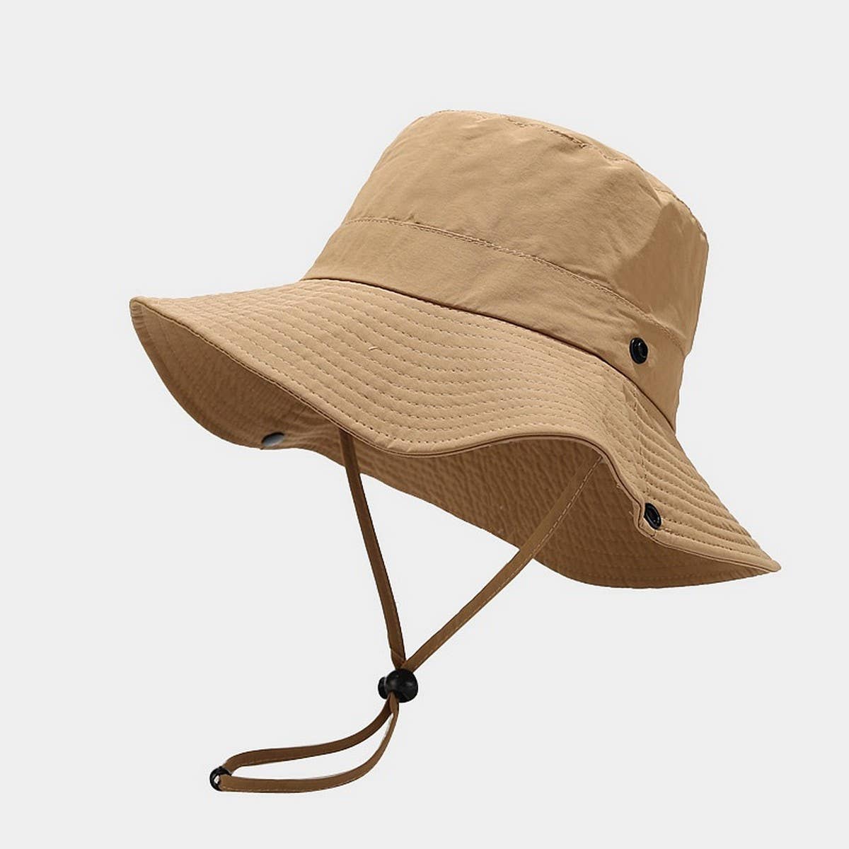 SOLID WIDE BRIM OUTDOOR SUN HAT FOR SUMMER_CWAH3794