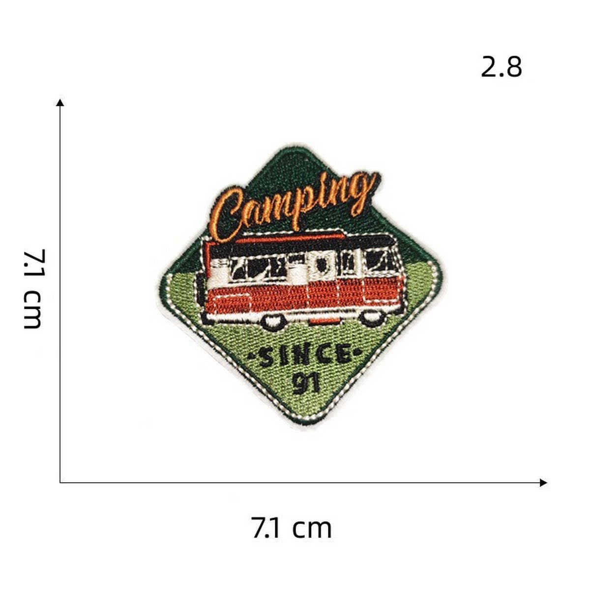 NEW OUTDOOR COLORFUL BEAR EMBROIDERED PATCH_CWMM4024