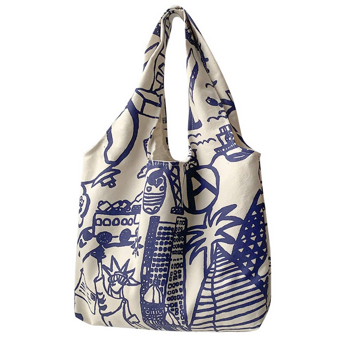 NEW CUTE SOFT GIRL ARTISTIC CANVAS BAG_CWAB2176