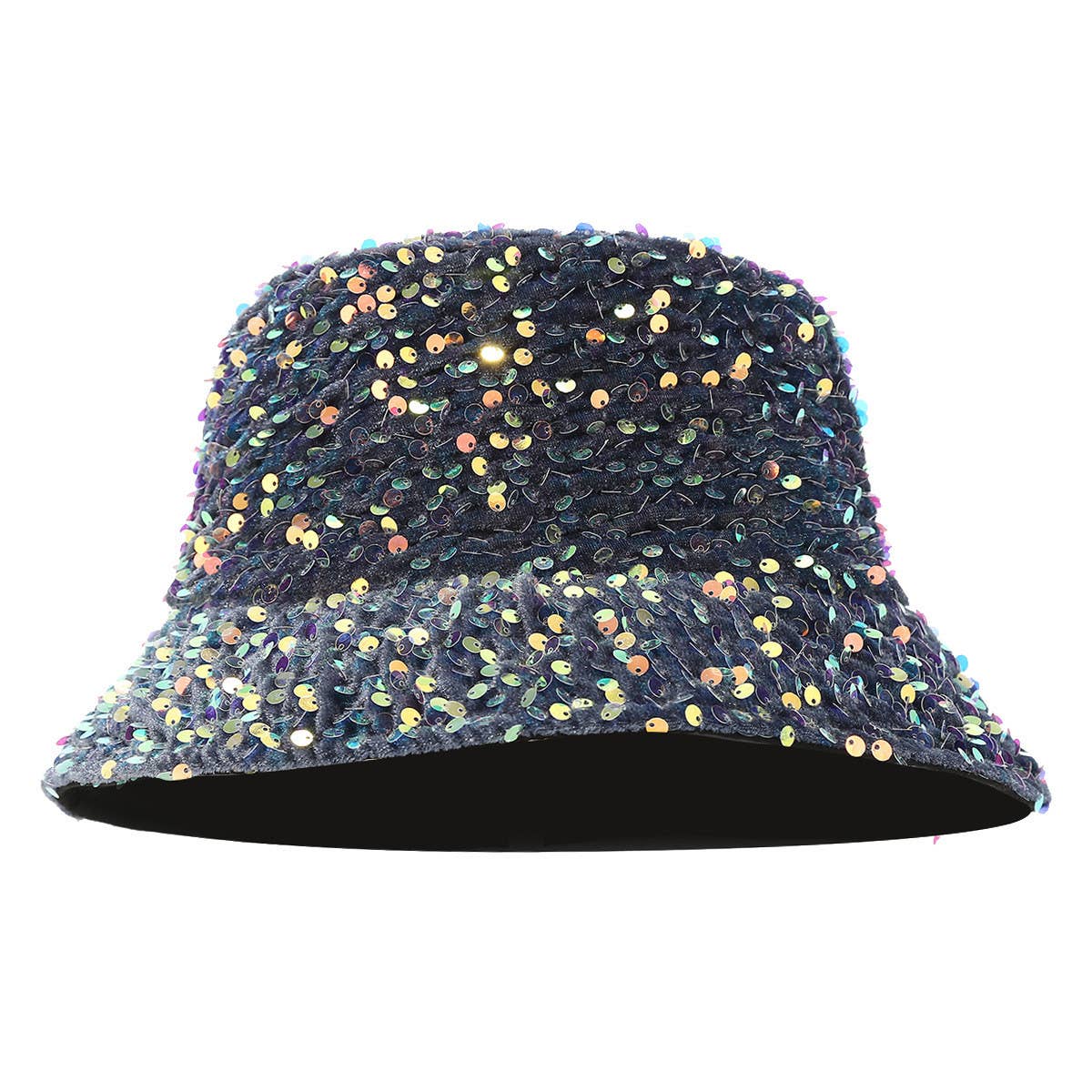 ALL MATCH SEQUINED PERSONALITY STREET BUCKET HAT_CWAB2929
