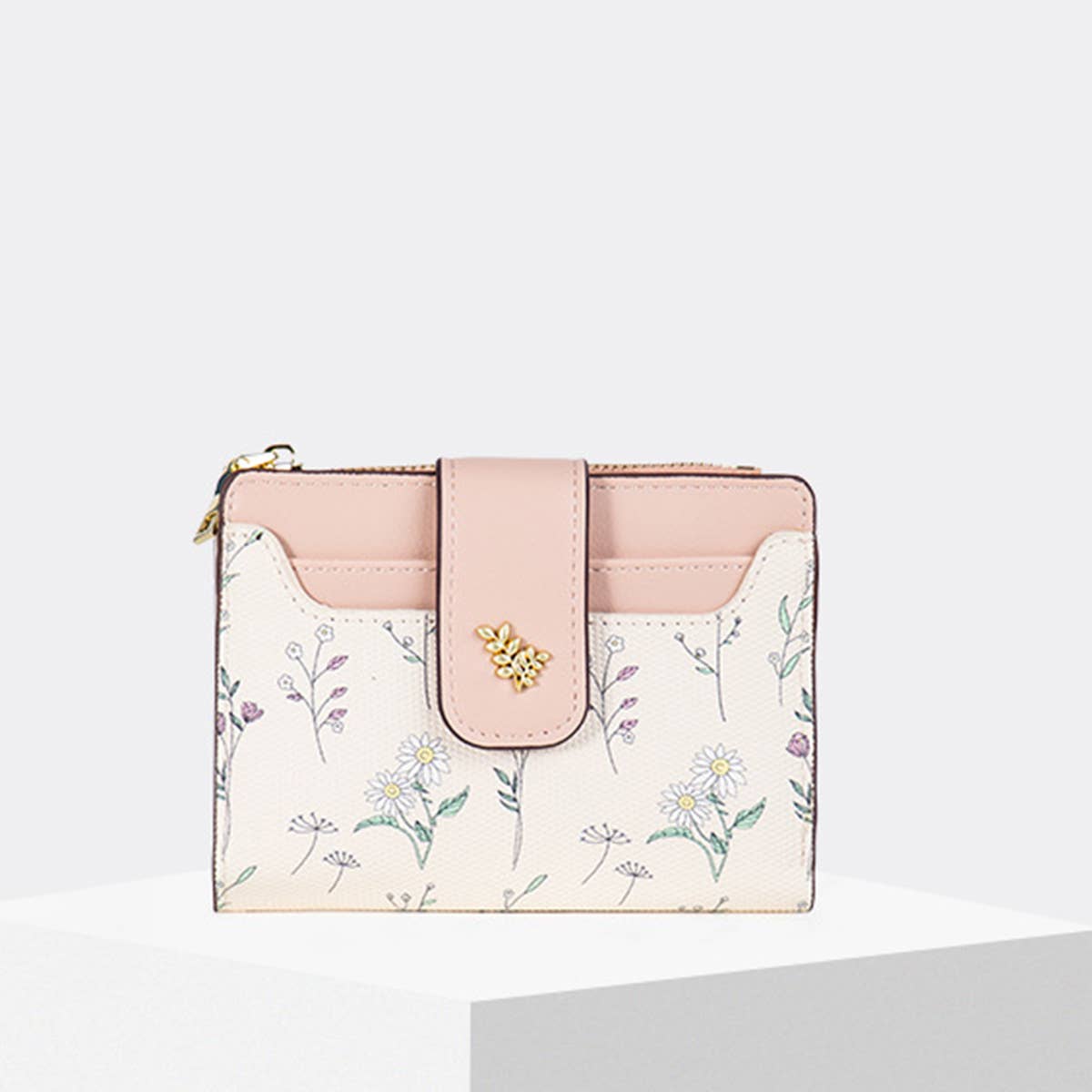 CONTRAST COLOR EXQUISITE SHORT WALLET_CWAB2558