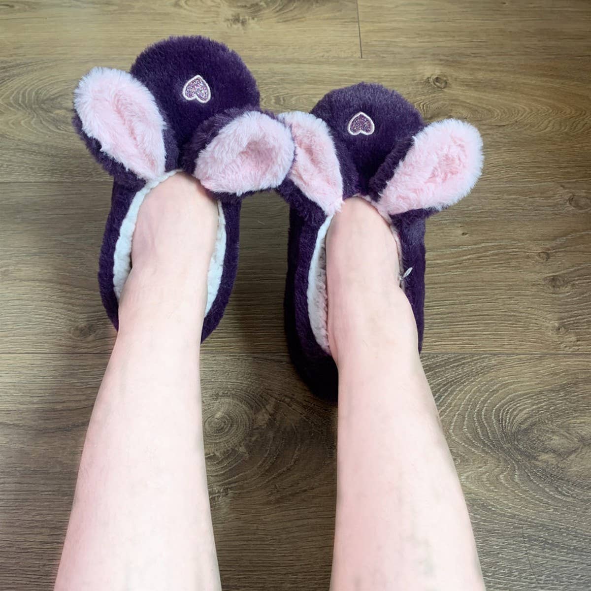 CUTE CARTOON RABBIT HEELED NON SLIP FLOOR SOCKS_CWMS1192