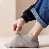 Versatile Solid Color Cotton Men'S Socks_Cwms2005