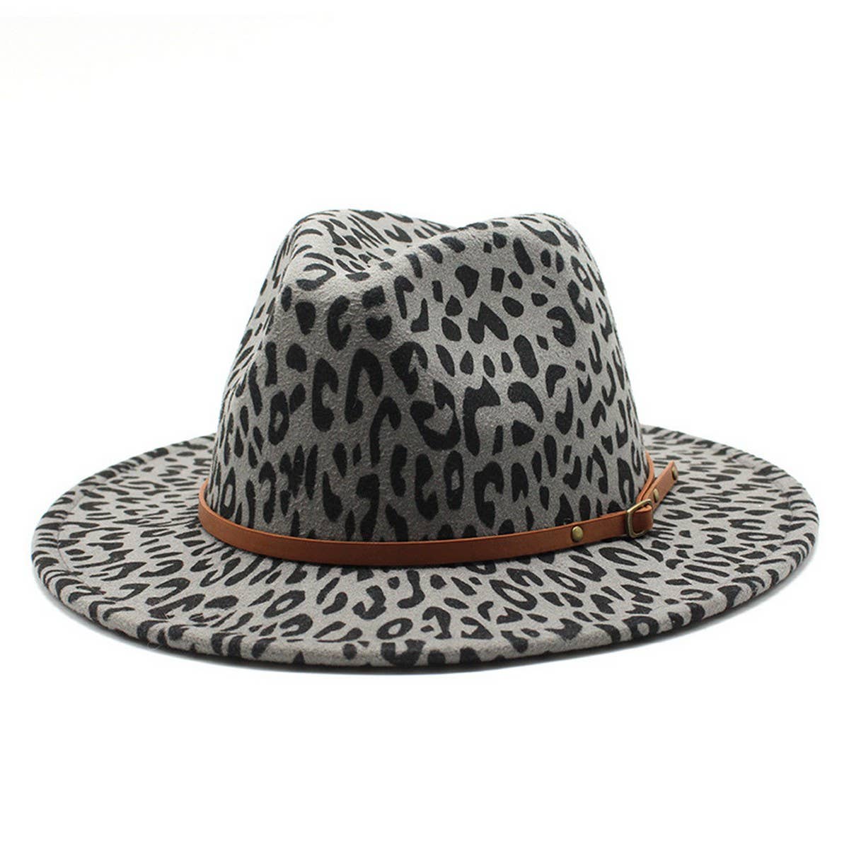 JAZZ HAT FASHION ALL MATCH WOOLEN HAT WIDE BRIM HAT_CWAH2607