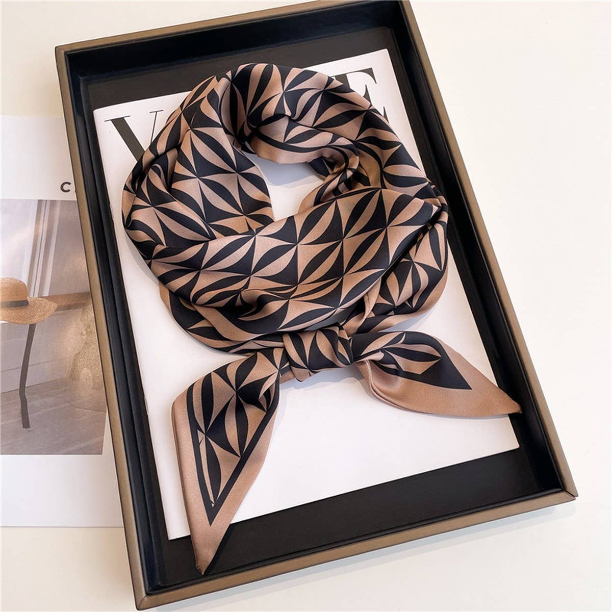 FASHIONABLE AND VERSATILE DOUBLE LAYER HEAD SCARF_CWASC1513