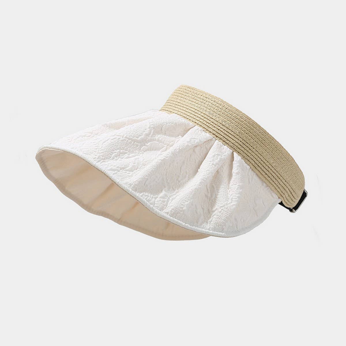 REVERSIBLE WIDE BRIM UV PROTECTION VISOR HAT_CWAH3314