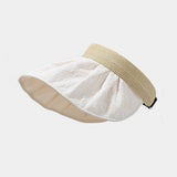 REVERSIBLE WIDE BRIM UV PROTECTION VISOR HAT_CWAH3314