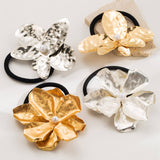 METAL FLOWER PONYTAIL HOLDER SWEET STRETCHY_CWAHA6169
