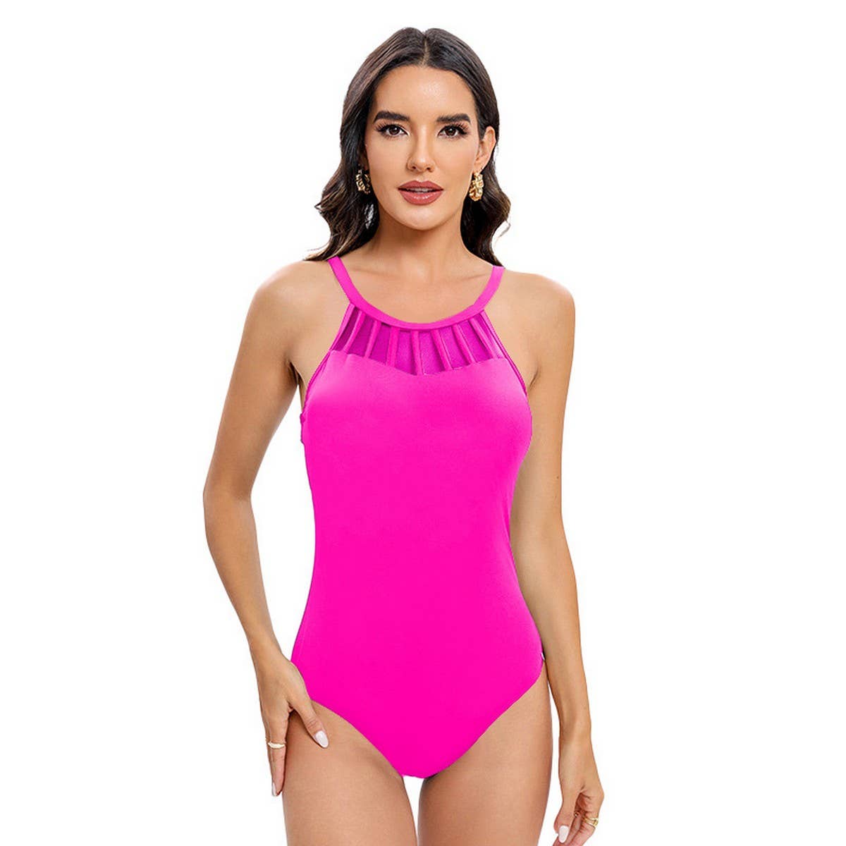 Tummy Control One-Piece Swimsuit Long Torso