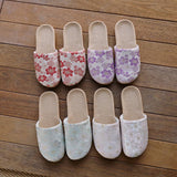 BREATHABLE LINEN CLOSED TOE HOME SLIPPERS_CWSHF0178