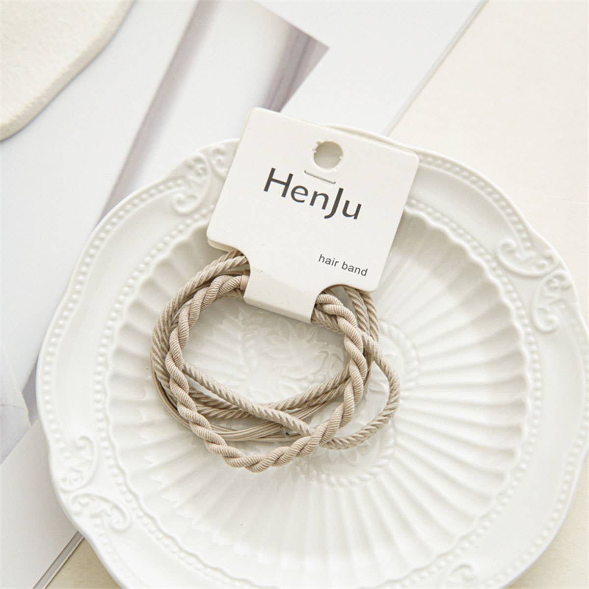 4PCS BRAIDED ELASTIC HAIR TIES SET FOR WOMEN_CWAHA0334