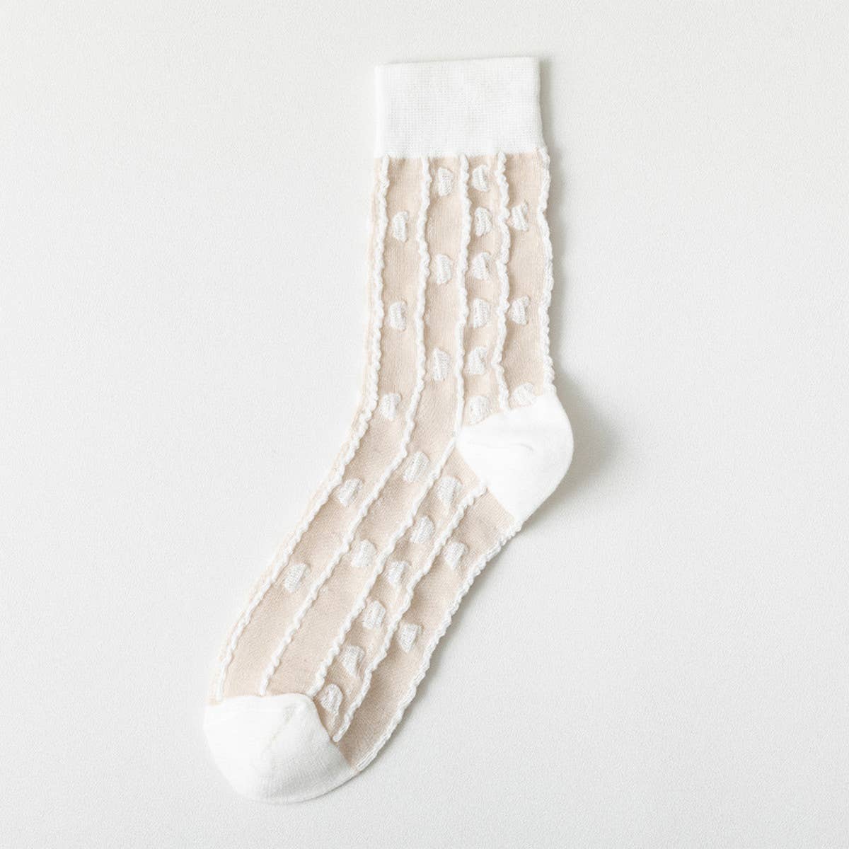 Women Simple Thin And Comfortable Twist Socks_Cwms0467