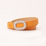 CLASSIC VINTAGE RHINESTONE PEARL BUCKLE BELT_CWABE0389