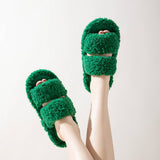 Home Candy Color Bar Curly Cotton Slippers_Cwshs0826