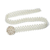 Women'S Stretch Pearl Elastic Waist Chain_Cwabe0522