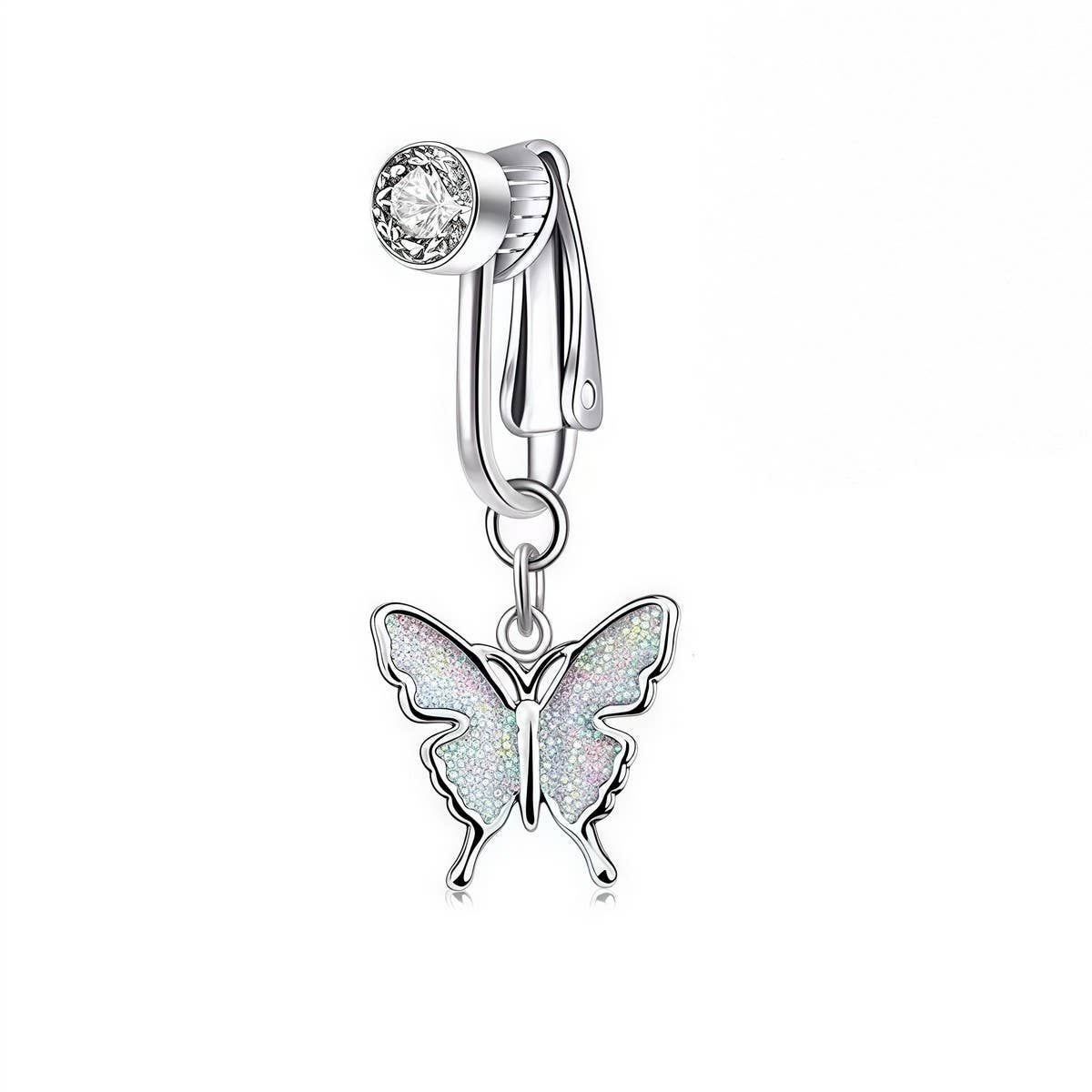 FAKE BELLY BUTTON RING CLIP ON NO PIERCING_CWMM9191
