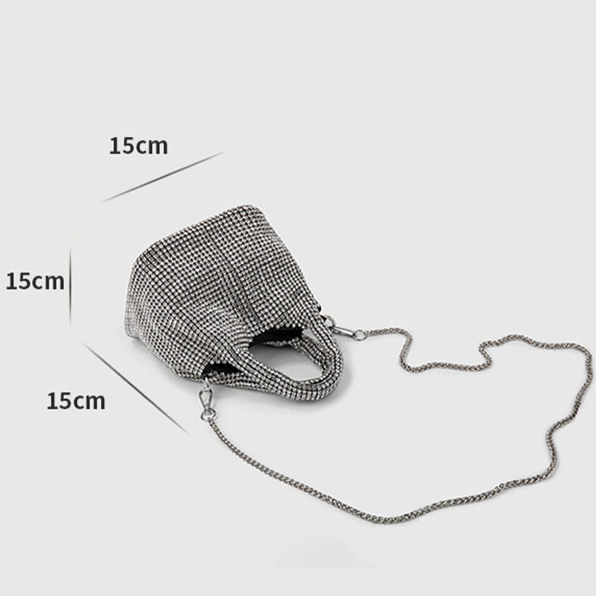 PORTABLE BUCKET BAG ELEGANT RHINESTONE EVENING BAG_CWAB3586