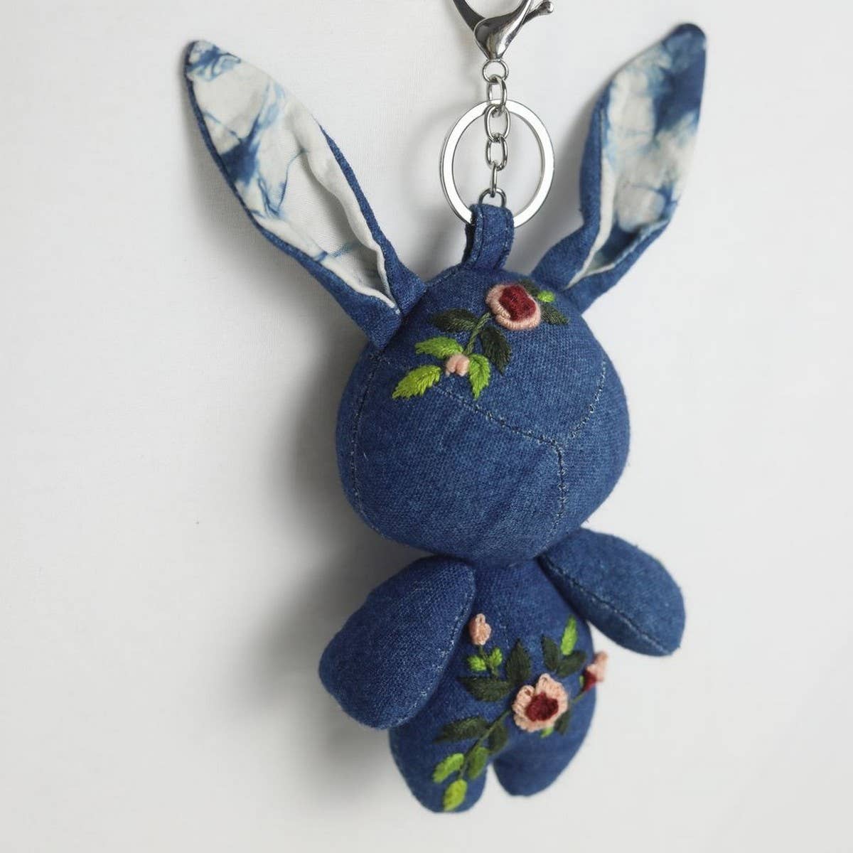 HANDMADE ROSE BEAR PLUSH CHARM DOLL TOY_CWMM5995