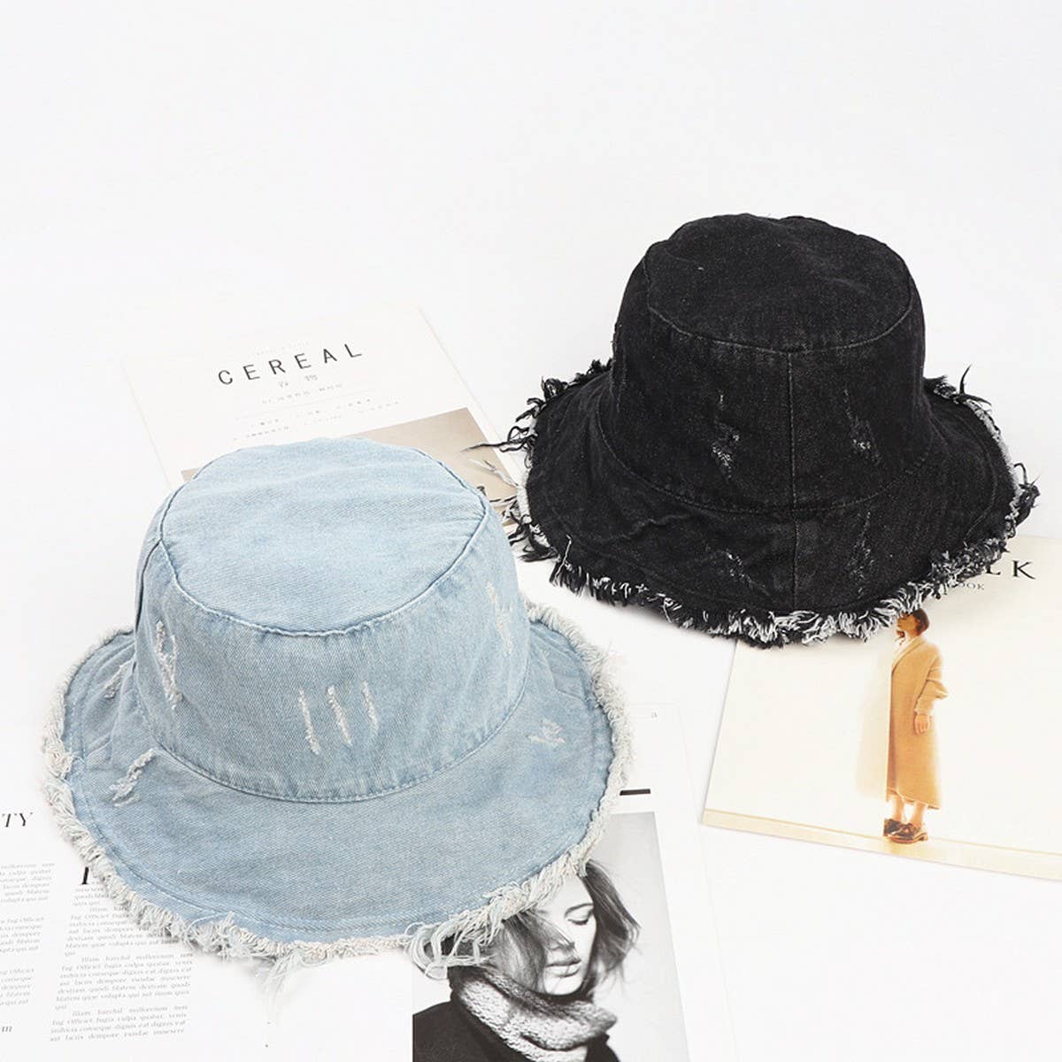 Cwah1505_Vintage Denim Bucket Hat