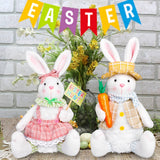EASTER LIGHTED BUNNY DOLL BUNNY ORNAMENTS_CWMM3494