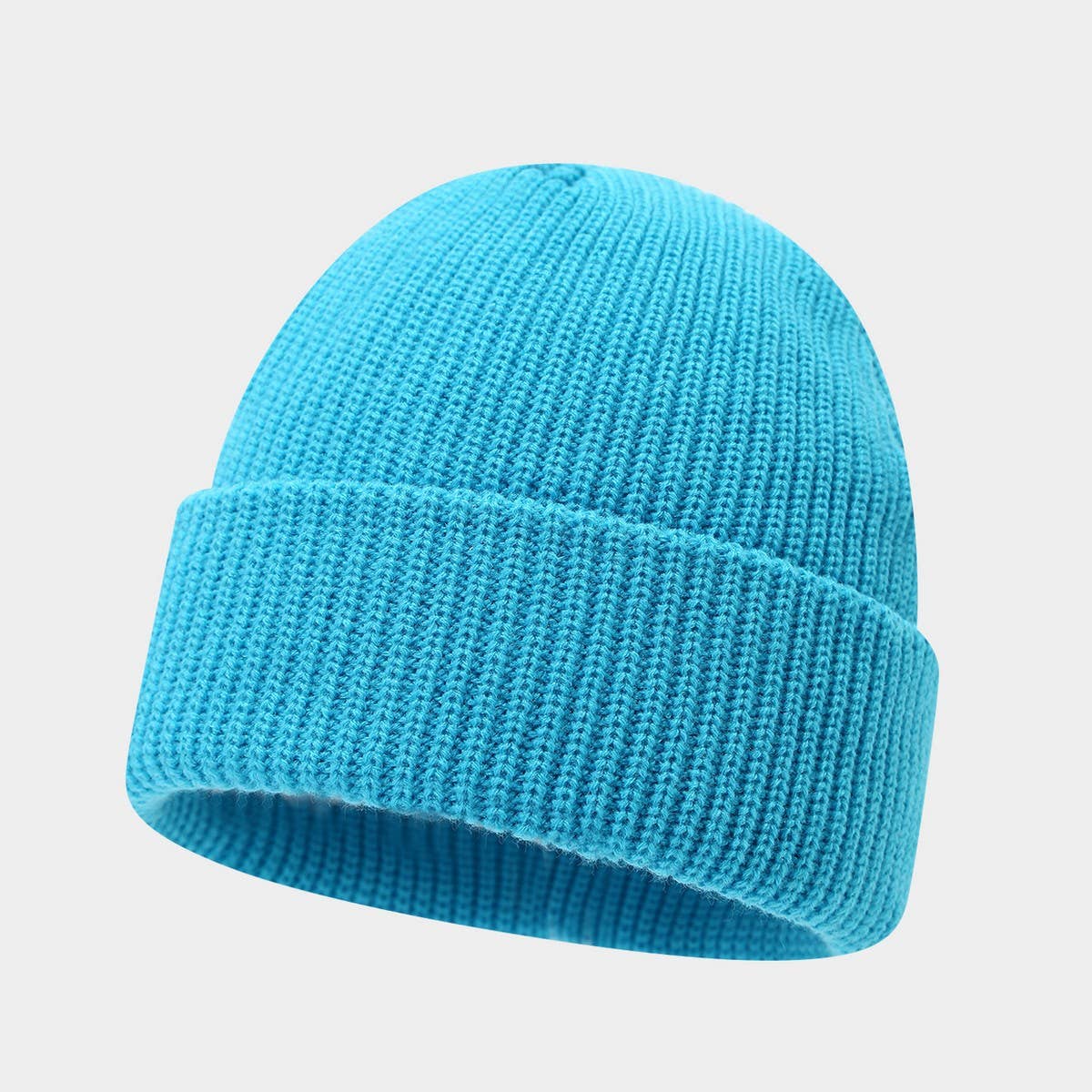 Vintage Knit Dome Skull Cap Warm Short Beanie Hat_Cwah04690