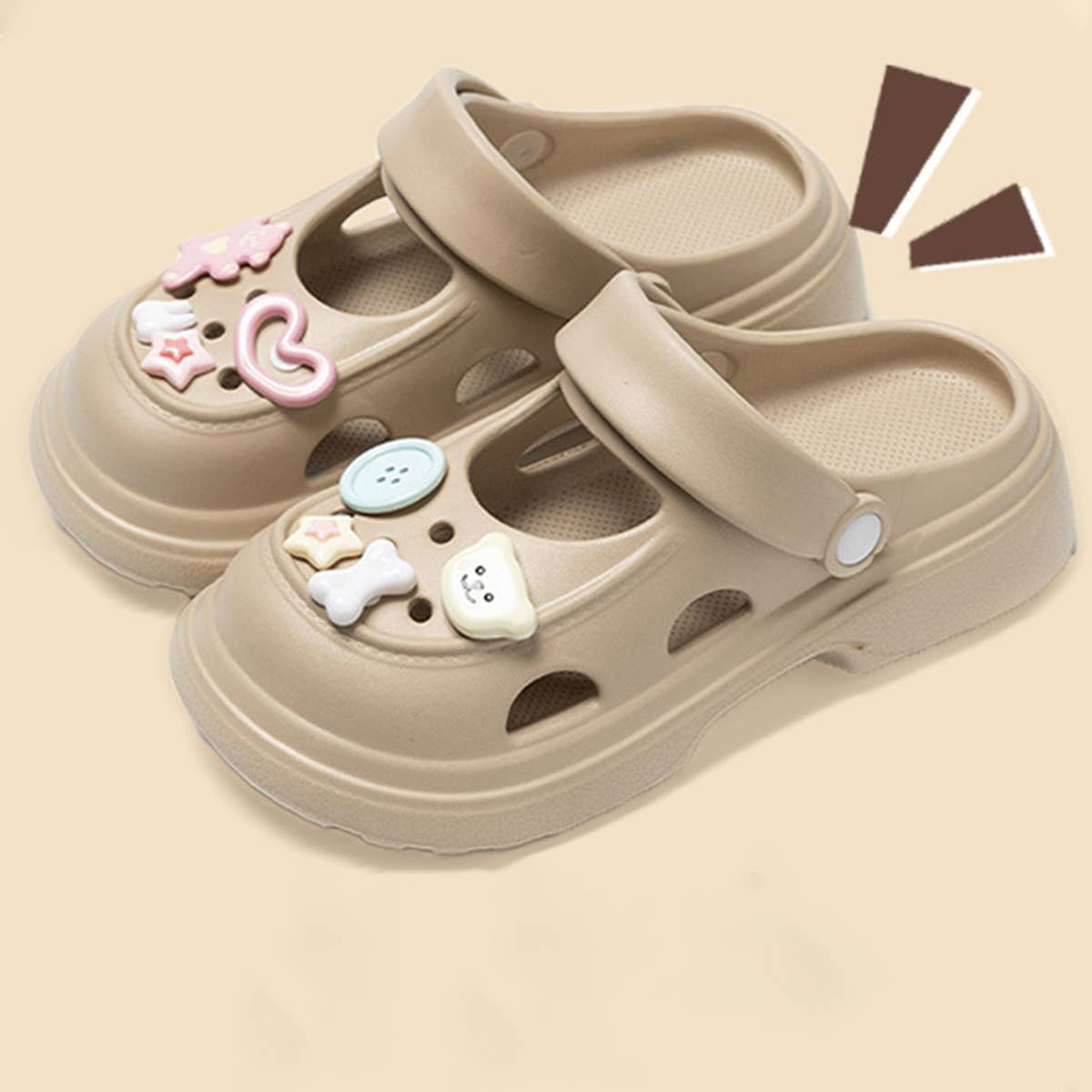 CUTE NON SLIP AND ODOR RESISTANT HOLE SANDALS_CWSHS0810
