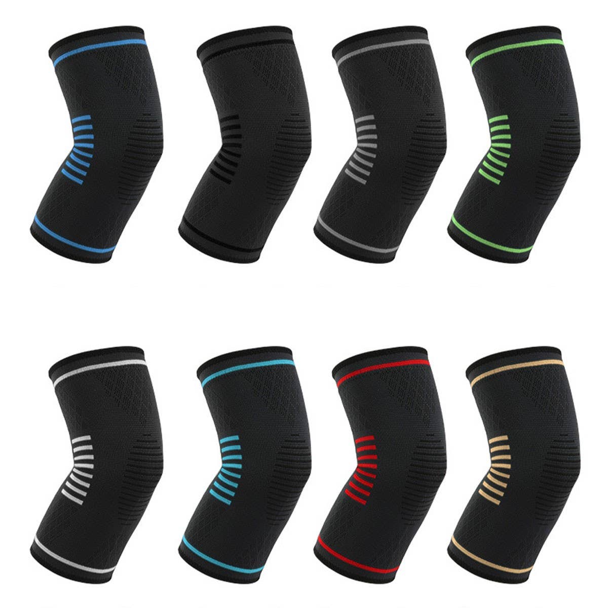 8 BAR KNIT SPORTS KNEE BRACE FOR BASKETBALL_CWMM7884