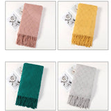 SOFT SOFA COUCH COVER DECORATIVE KNITTED BLANKE_CWMM0218