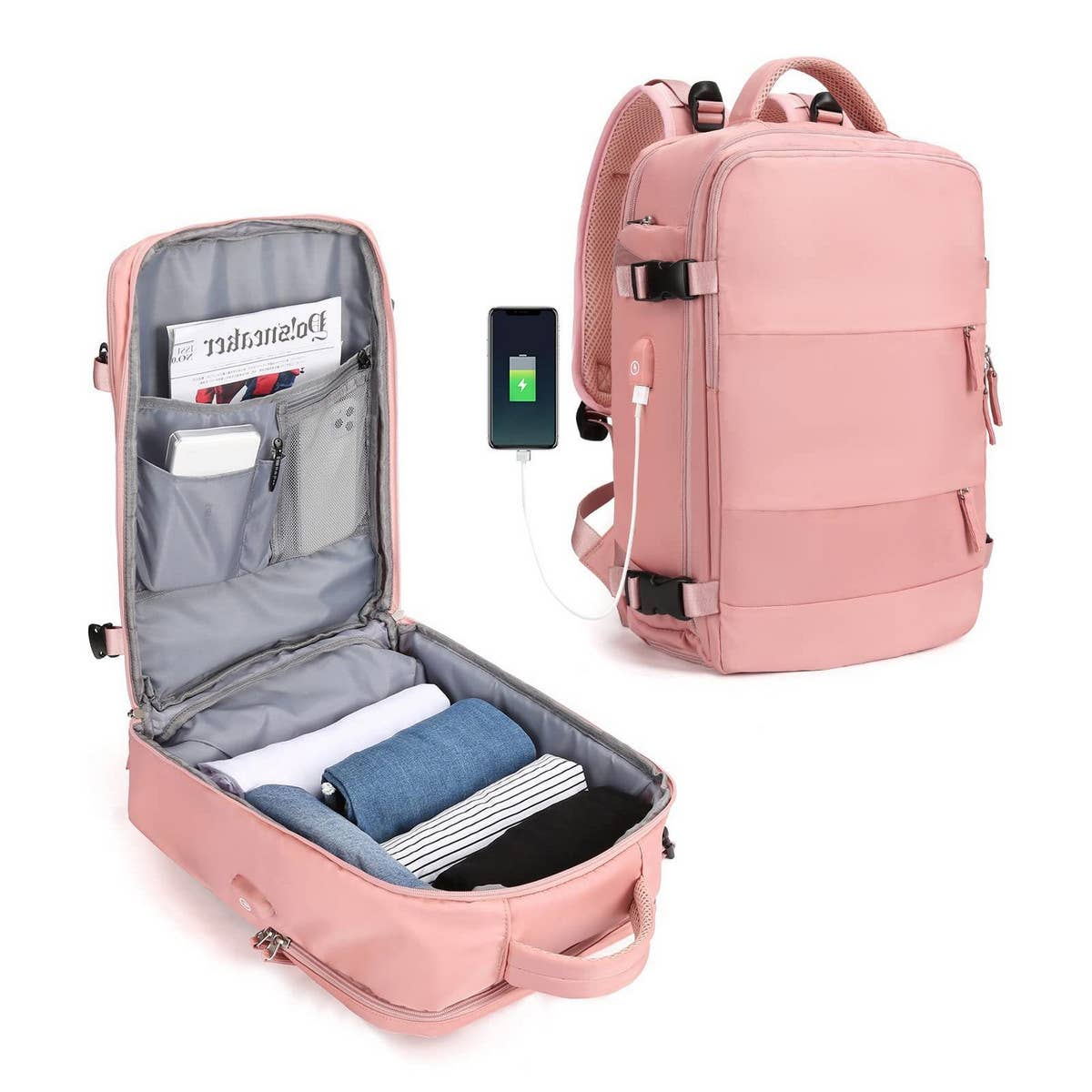 CASUAL PORTABLE LUGGAGE STORAGE BAG TRAVEL BAG_CWAB2361