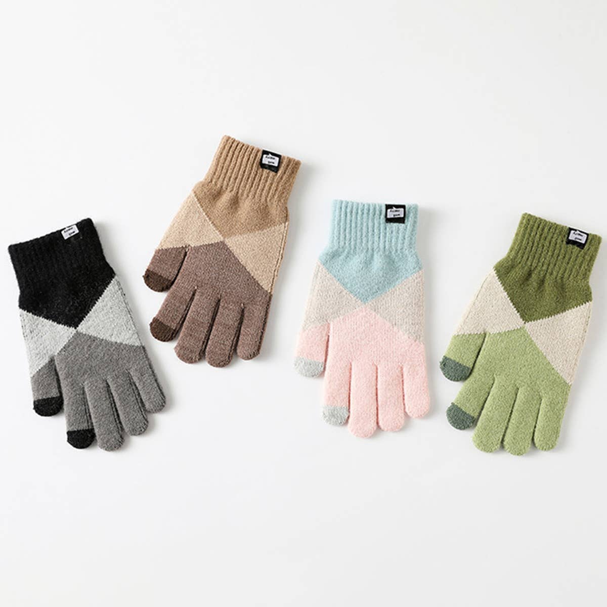 SIMPLE TOUCH SCREEN WARM KNITTED GLOVES_CWAG0032